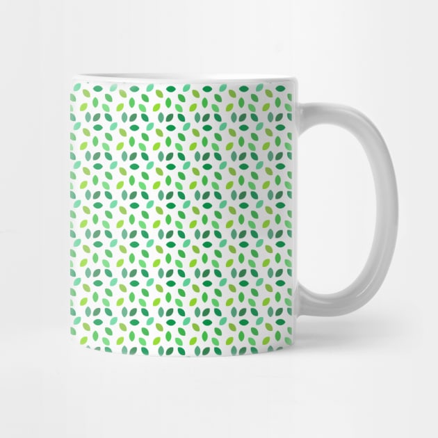 Green leaf pattern by Eskitus Fashion